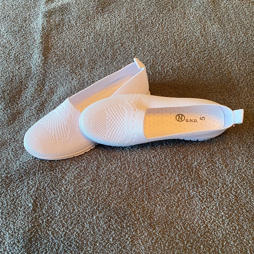 White Slip On Shoe